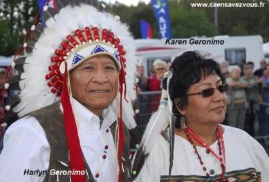 Harlyn Geronimo y su esposa Karen
