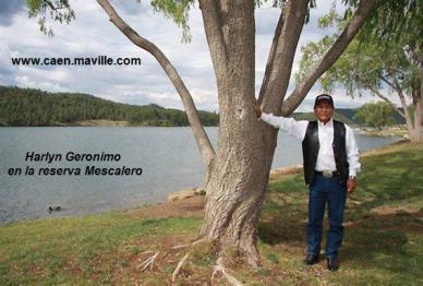 Harlyn Geronimo en la reserva Mescalero