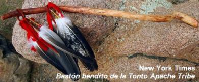 Bastón bendito de la Tonto Apache Tribe