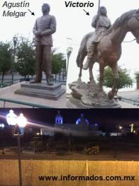 Quitan estatua de Victorio