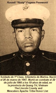 Russell Rusty Eugene Pesewonit