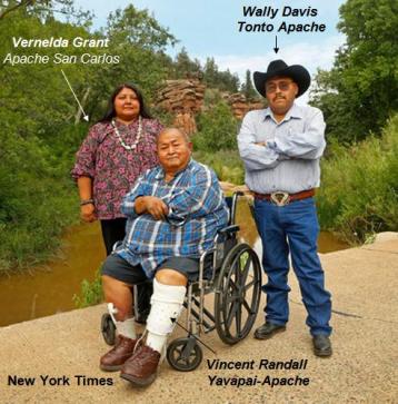 Vernelda Grant, Wally Davis y Vincent Randall